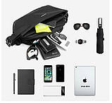 Новий стиль Барсетка сумка-слінг на груди нейлон тканина для через плече багатофункціональна водонепроникна, фото 8