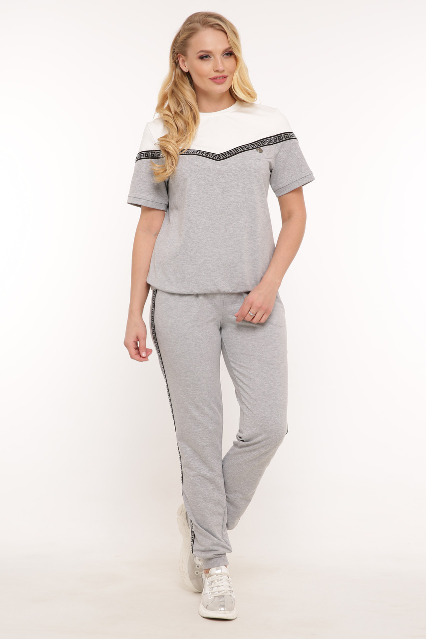 Костюм брючний Гера сірий, фото 1