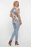 Блуза жіноча Аліна півонії, фото 4