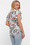 Блуза жіноча Аліна півонії, фото 5