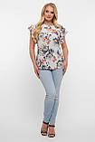 Блуза жіноча Аліна півонії, фото 6
