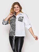 Рубашка женская Тропики зебра