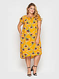 Плаття літнє жіноче Палітра гірчиця, фото 3