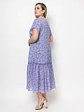 Плаття літнє Ліра волошкове, фото 3