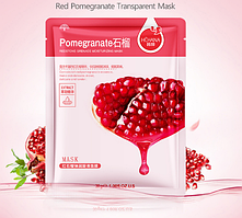 Тканинна маска з екстрактом граната Hchana Pomegranate Grenade Moisturizing and Smoothing Mask