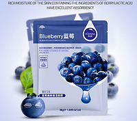 Тканевая маска с экстрактом черники Hchana Blueberry Moisturizing Mask.