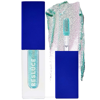 Рідкі тіні з металевим фінішем Tresluce Beauty Brillante Metallic Liquid Shadow Crystal Mint 5.1 г