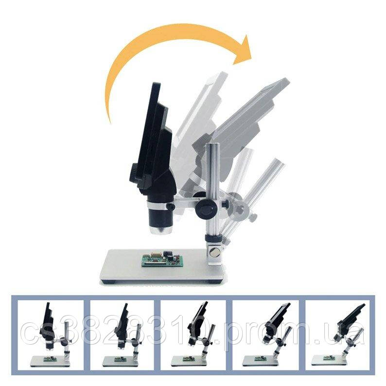 Цифровой микроскоп 1200x с 7" LCD экраном, Оптический микроскоп, Электронный микроскоп GAOSUO G1200HD ECC - фото 3 - id-p1868907702