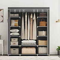 Шафа тканинна складана STORAGE WARDROBE 68150 на 3 секції 130x45x175 см