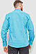 Сорочка чоловіча класична з принтом, колір бірюзово-синій, 214R7400, фото 4