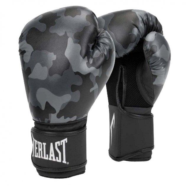 Боксерські рукавиці Everlast Spark Boxing Gloves Сірий 12 унцій (919580-70-1212)