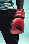 Боксерські рукавиці Everlast Powerlock Training Gloves Червоний 10 унцій (870340-70-4), фото 3