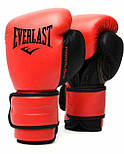 Боксерські рукавиці Everlast Powerlock Training Gloves Червоний 10 унцій (870340-70-4), фото 6