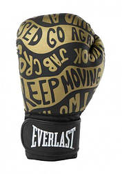 Боксерські рукавиці Everlast Spark Boxing Gloves Чорний Золотий 14 унцій (919580-70-8114)