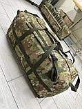 Сумка-баул мультикам на 130 літрів — армійський баул рюкзак, фото 6