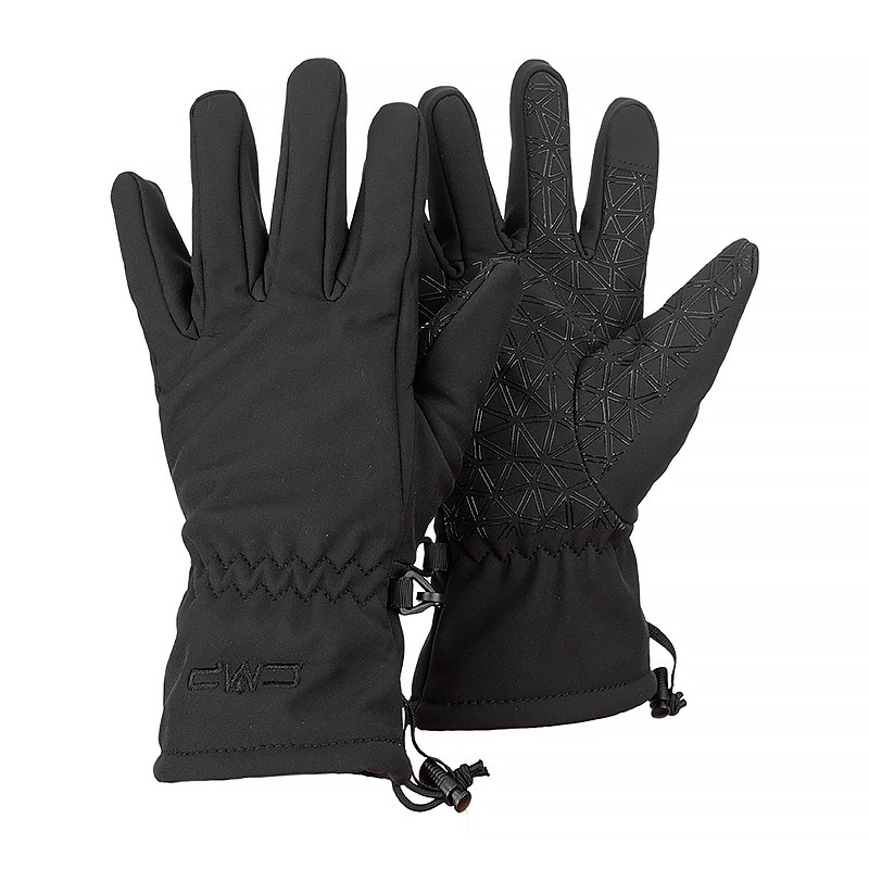 Дитячі Рукавиці CMP KIDS SOFTSHELL GLOVE Чорний 5 (6524830J-U901), фото 1