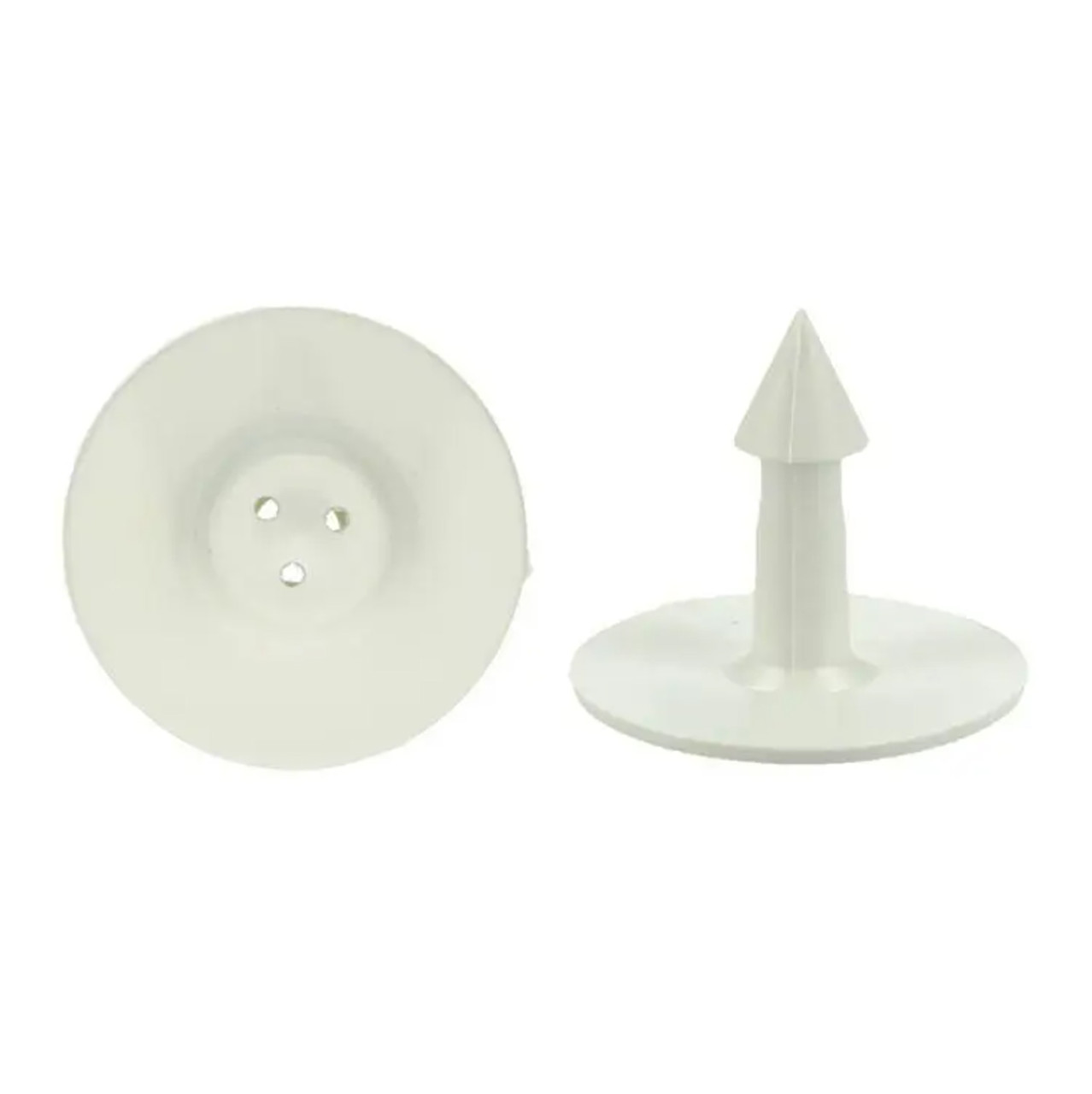 Вушні бірки білі MS Schippers для тварин (овець, кіз, свиней, поросят, собак) круглі діаметром 28 мм, без номера