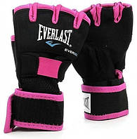 Бинт-перчатки Everlast EVERGEL HAND WRAPS Уни Черный Розовый M/L (723791-70-84)