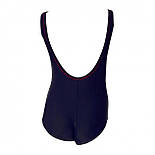 Купальник суцільний жіночий Aqua Speed Maris Чорний Червоний Білий (XL) 42 (335-01), фото 2