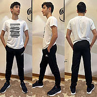 Спортивные штаны на манжете NEW BALANCE на мальчика 128-146 см "PELIN KIDS" оптом в Одессе на 7 км