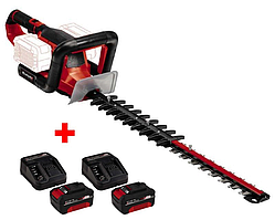 EHA Потужний кущоріз акумуляторний Einhell GE-CH 36/65 Li-Solo : з АКБ 2 шт - 18V 4,0 Ah, довжина шини/ножа 72 см / 65 см