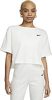 Футболка женская Nike W NSW RIB JRSY SS TOP белая DV7870-133