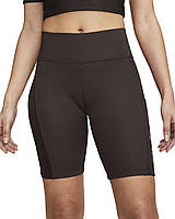 Шорты женские Nike W NSW TIGHT SHORT RIB SU коричневые FJ4876-220