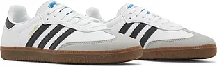 Adidas Samba OG Classic White 01877 (Кросівки Адідас Самба білі чоловічі)