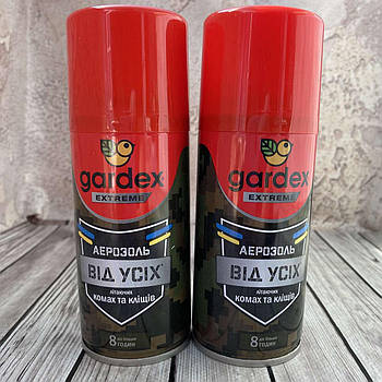 Аерозоль від комарів Гардекс Gardex Extreme Military 125 мл якість