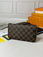 Мужской кошелек Louis Vuitton Damier Ebene коричневый k024