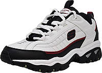 11 White/Black/Red Мужские кроссовки Skechers Energy Afterburn на шнуровке