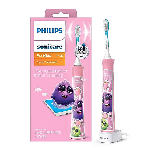 Зубна щітка PHILIPS SONICARE FOR KIDS (рожева), фото 2