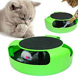 Іграшка Інтерактивна кігтедерка для котів і кішок зловити мишку Catch The Mouse, фото 2