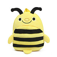 Рюкзак для ребенка Пчелка 21х9х23 см. Маленький рюкзак ребенку с изображением пчелы. Детский рюкзак Пчела