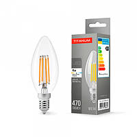 LED лампа TITANUM Filament C37 4W E14 4100K