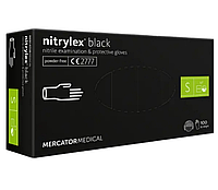 Перчатки нитриловые Nitrylex PF Black черные ( 100 шт/уп )