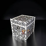 Оригінальна сувенірна подарункова упаковка для одніеї чашки біла, фото 4