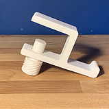 Тримач для навушників універсальний / Кріплення на торці стільниці, фото 2