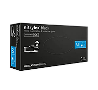 Перчатки нитриловые Nitrylex Basic синие ( 100 шт/уп ) M