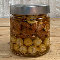 Асорті горішків з квітковим медом, 270 грам (баночка 212мл)