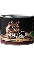 Влажный корм для котят LANDOR индейка с уткой 200 г