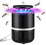 Від комарів-жаба для комарів, знищувач комах Mosquito Killer Lamp Чорна, фото 4