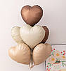 China 18" Серце Шоколад Фольгована куля, фото 2
