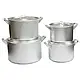 Набір алюмінієвих каструль 5 шт. GUSTO GT-1600-05, фото 2