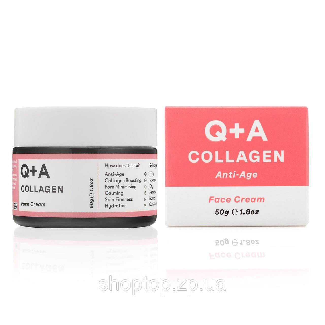 Крем для обличчя з колагеном Q+A Collagen Face Cream