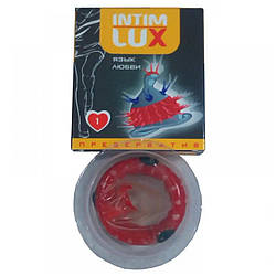 Презерватив з кульками вусиками Intim Lux Мова кохання 1 шт, Малайзія