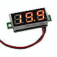 Вольтметр цифровий 0.28'' DC 4,5-20В, LED черв. інд., без корпуса, Китай, фото 3