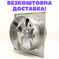 Осьовий промисловий нержавіючий вентилятор Турбовент ОВН 350В з нержавіючим фланцем