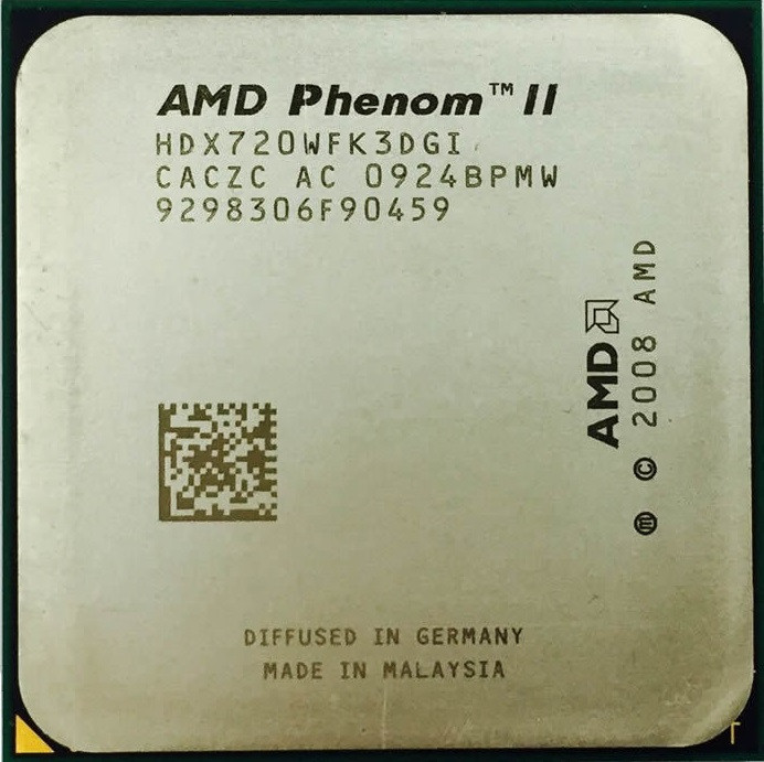 Процесор AMD Phenom II X3 720 2.80 GHz / 6 M / 4 GT / s (HDX720WFK3DGI) sAM3, tray