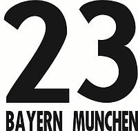 Нанесение номера и фамилии Bayern Munich